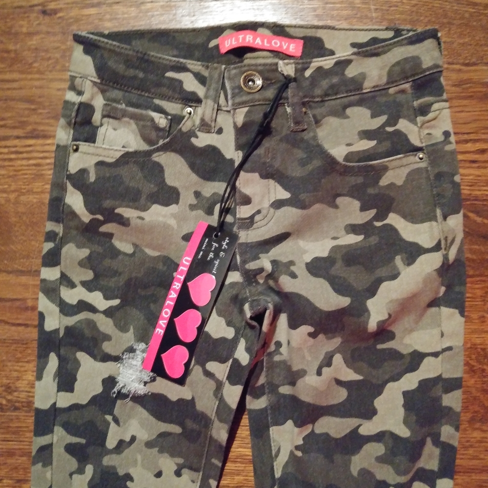 Camo Skinny Jeans